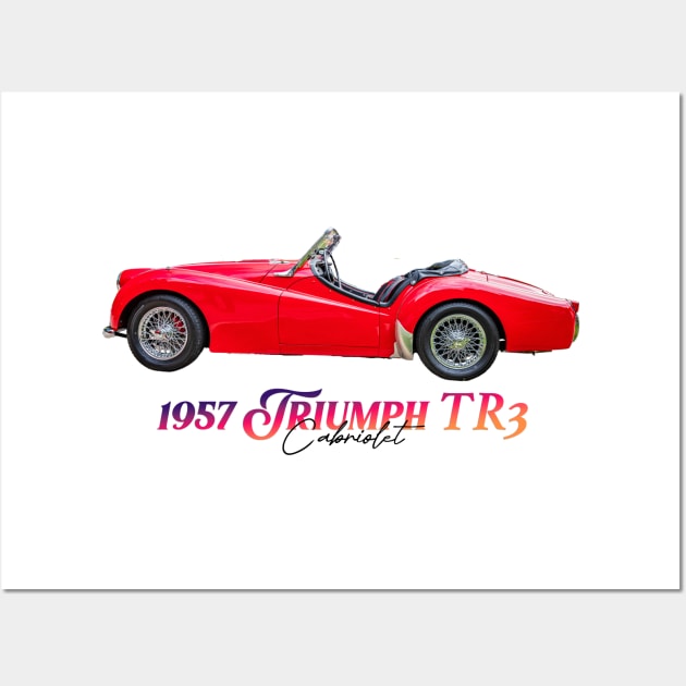 1957 Triumph TR3 Cabriolet Wall Art by Gestalt Imagery